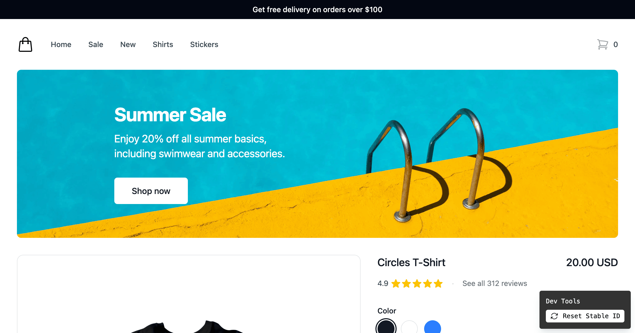 Shirt Shop template thumbnail